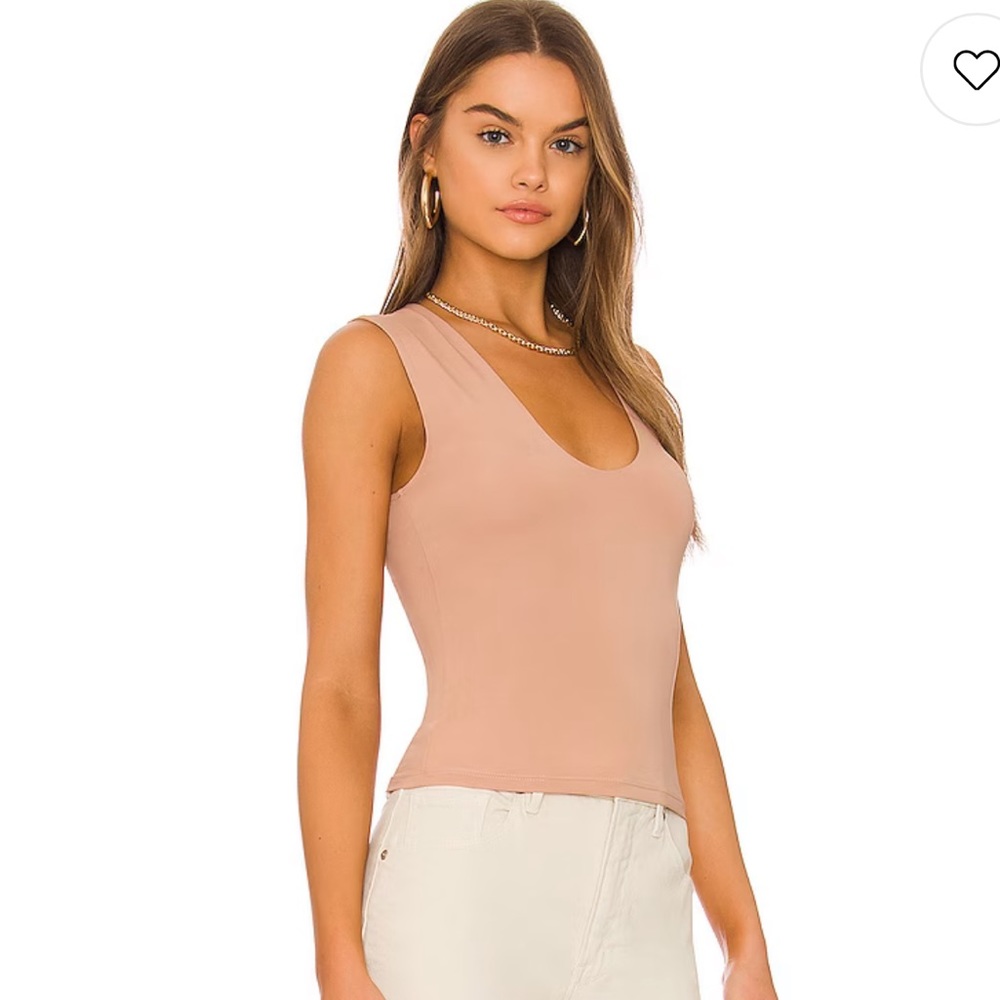 NWT XS Free People Second Skin Cami in Woodland!